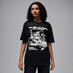 Jordan Women's Oversized Graphic T-Shirt. Nike ID